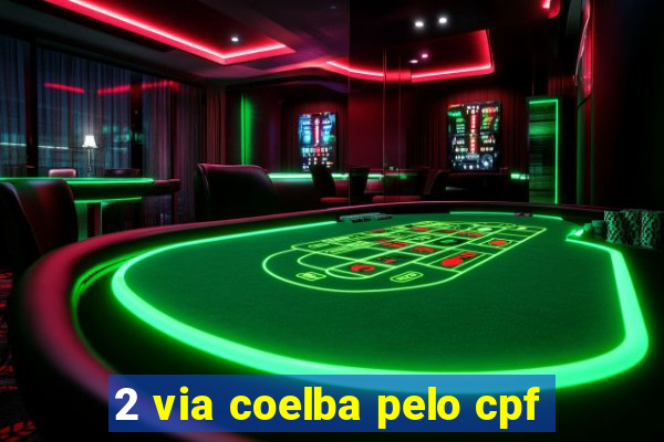 2 via coelba pelo cpf